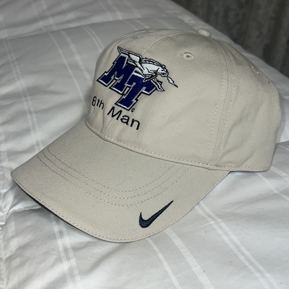MTSU Nike Golf Khaki 6th Man Baseball Hat - Picture 4 of 7